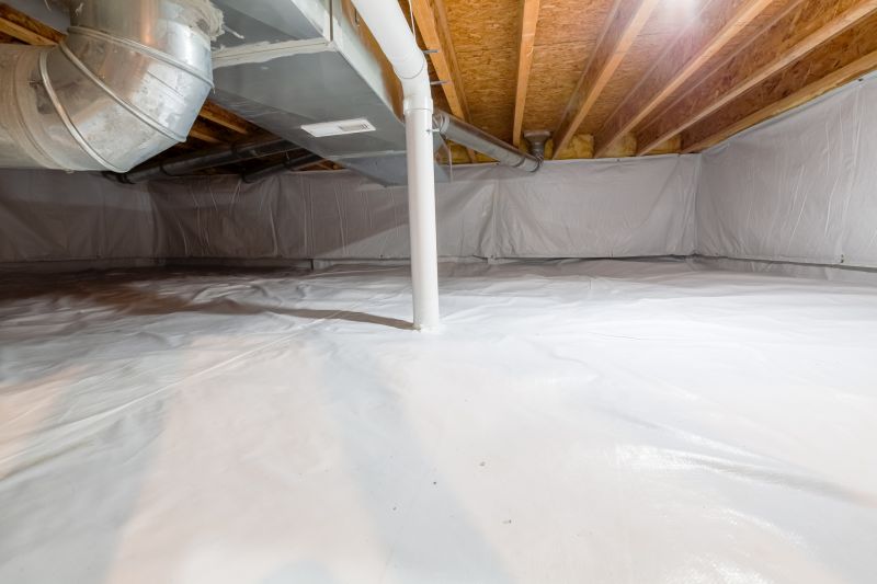 Completed Crawlspace with Insulation